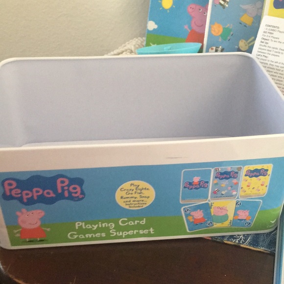 Peppa Pig Games 3 Deck of Cards 4 Holders Instructions - Picture 2 of 7